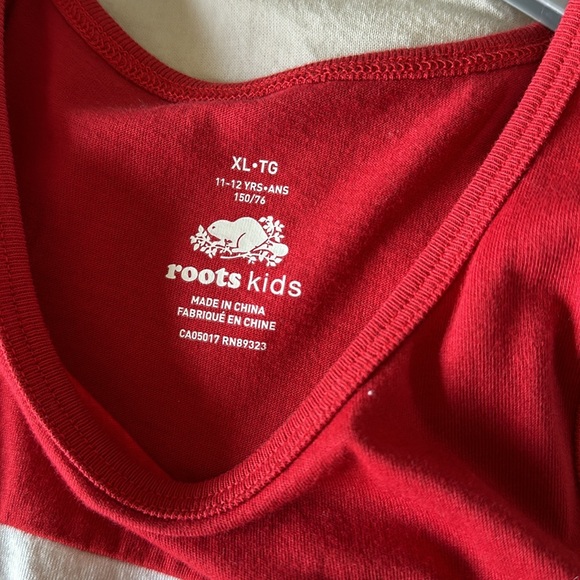Roots youth girls t-shirt dress in red size 9-10 yrs (L) and 11-12 yrs (XL) - Picture 4 of 11